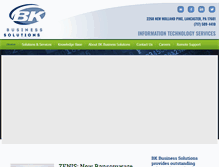 Tablet Screenshot of bkbusinesssolutions.com